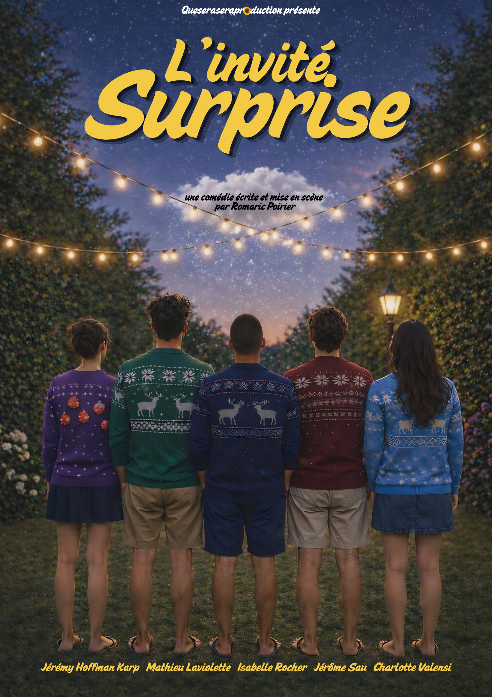 L'INVITÉ SURPRISE vendredi 11 et samedi 12 septembre à 20h30 et dimanche 13 septembre à 17h