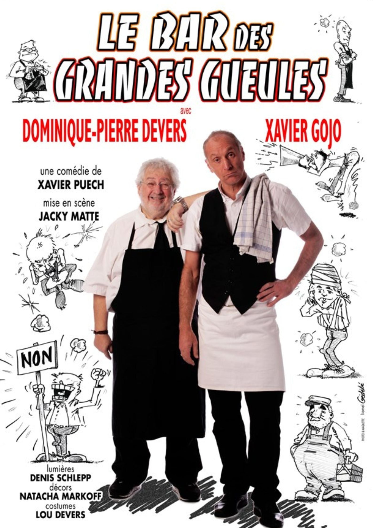 LE BAR DES GRANDES GUEULES vendredi 03 et samedi 04 mars à 21h et dimanche 05 mars à 17h