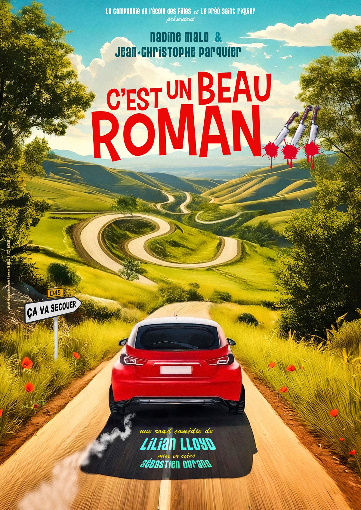 C'EST UN BEAU ROMAN vendredi 26 et samedi 27 février 2027 à 20h30 et dimanche 28 février 2027 à 17h