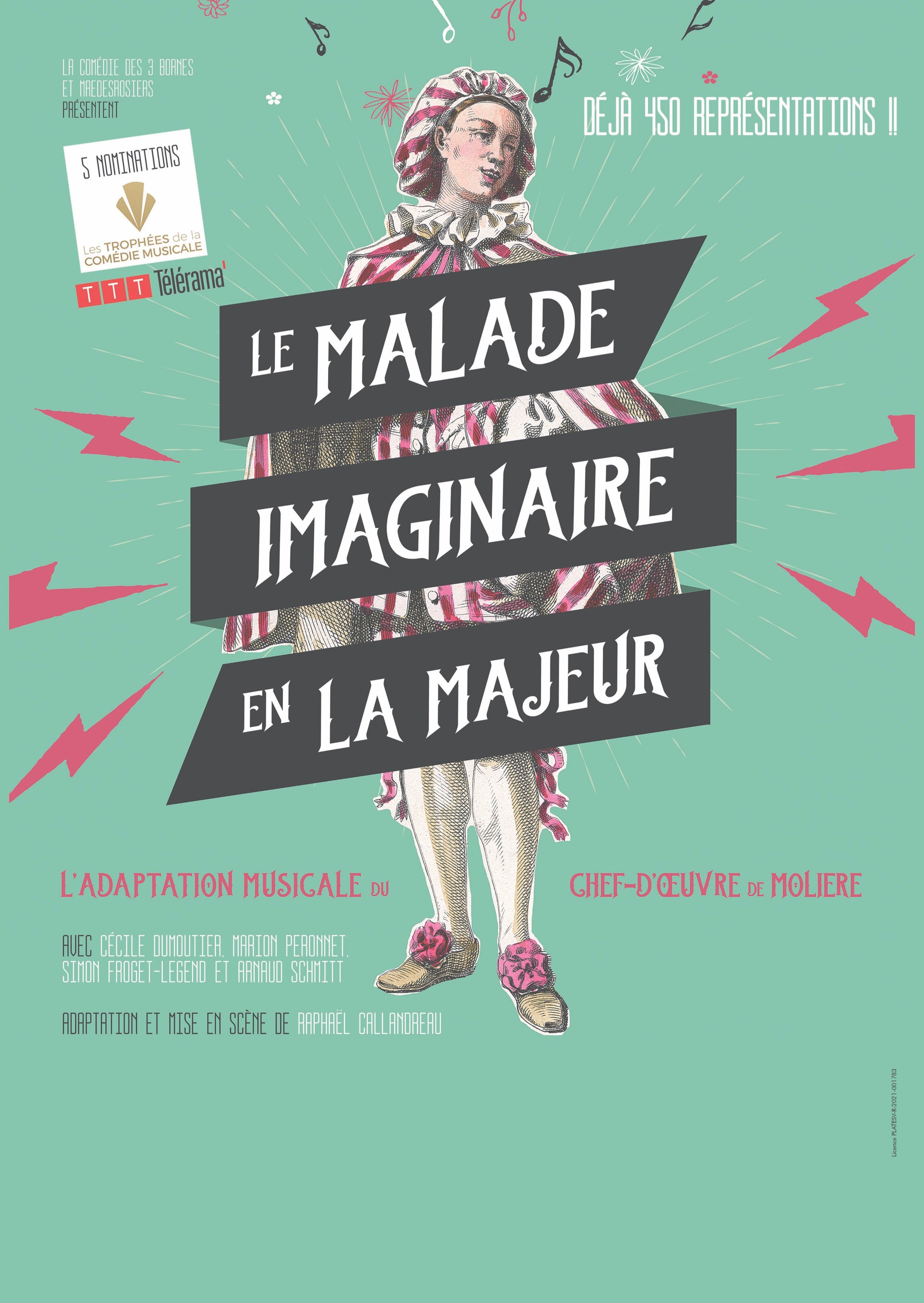 Le malade imaginaire en la majeur vendredi 13 et samedi 14 novembre à 21h et dimanche 15 novembre à 17h