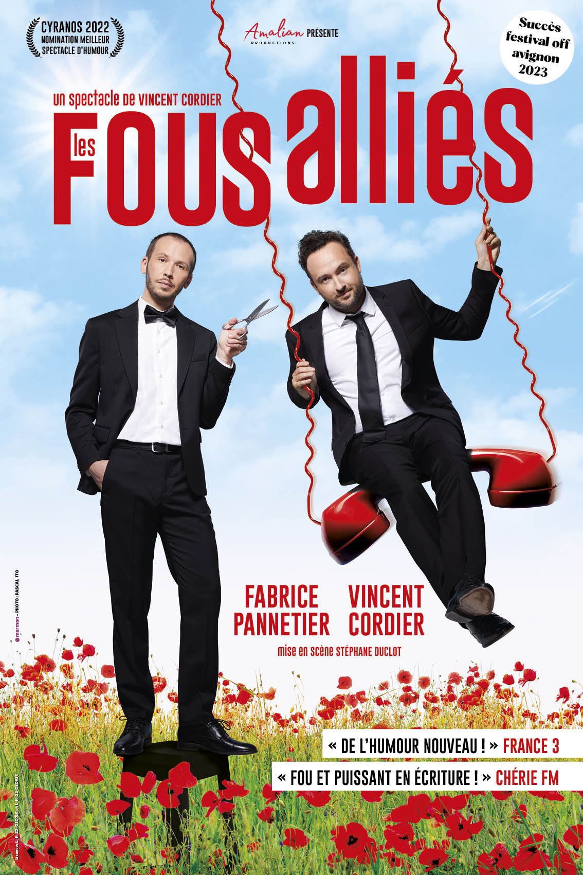 LES FOUS ALLIÉS 09 ET 10 JANVIER à 21h et 11 janvier à 17h