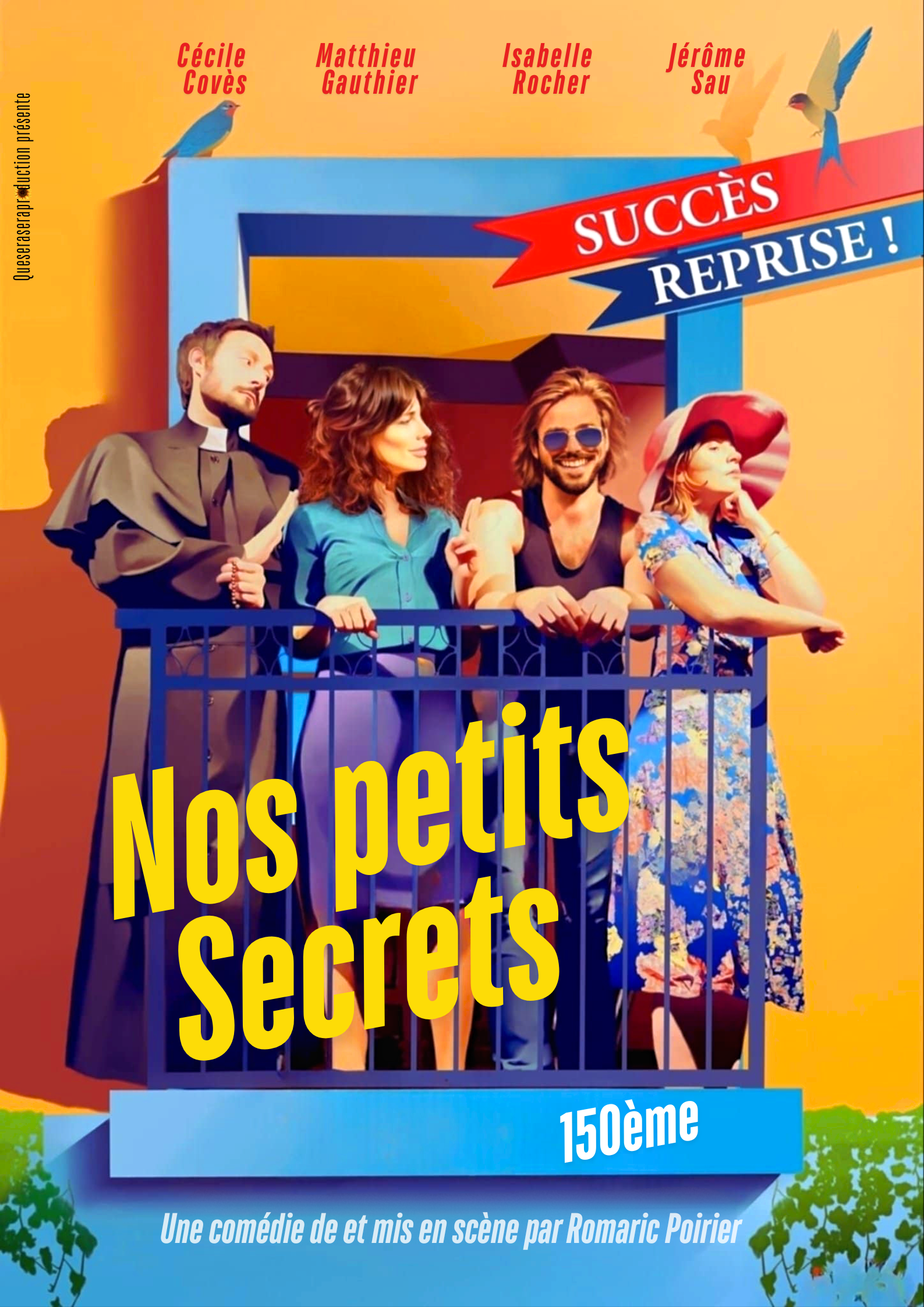 NOS PETITS SECRETS 31 décembre à 17h, 19h30 et 22h, 01 janvier à 16h30