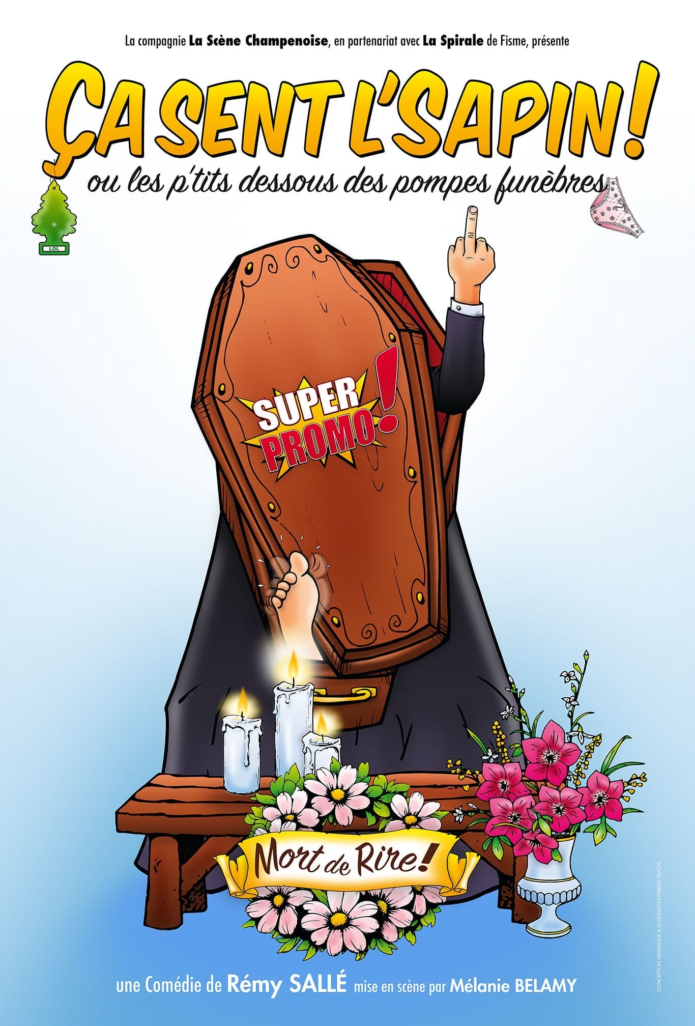 ÇA SENT L'SAPIN vendredi 18 et samedi 19 septembre à 20h30 et dimanche 20 septembre à 17h