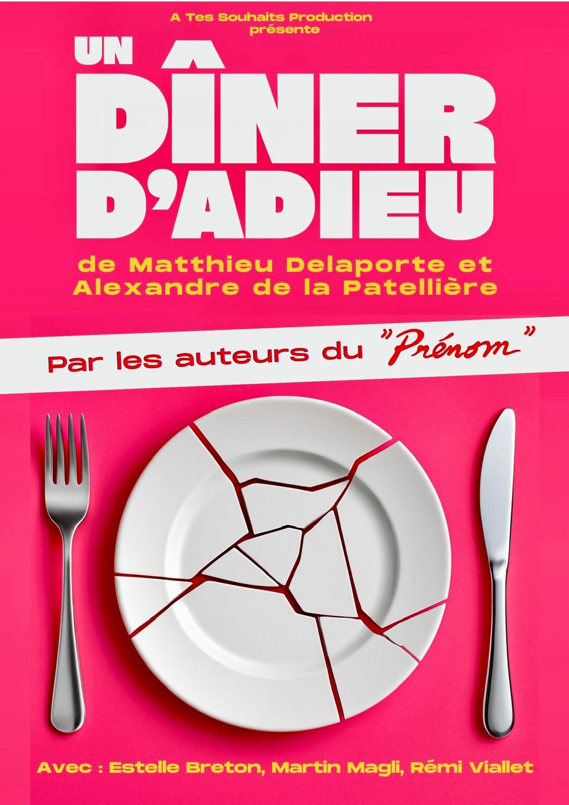 Un diner d'adieu vendredi 19 et samedi 20 juin à 21h